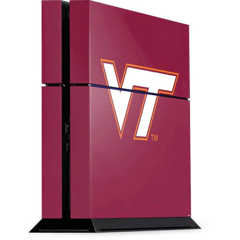 Virginia Tech University Maroon PlayStation PS4 Skins